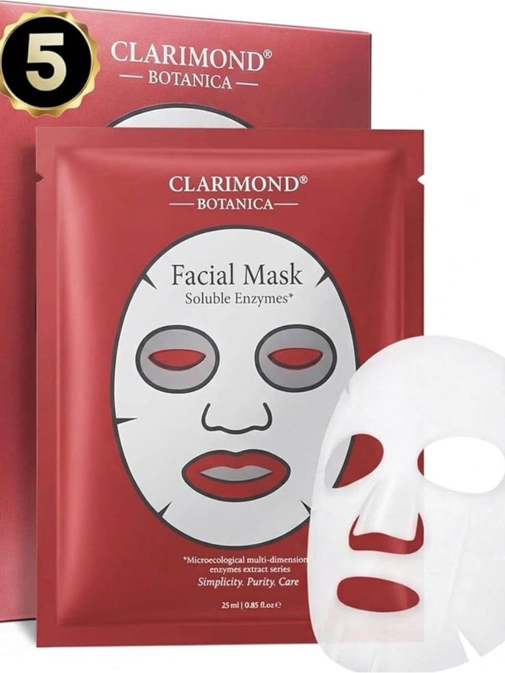 5 Pack Hydrating Facial Mask Skin Care